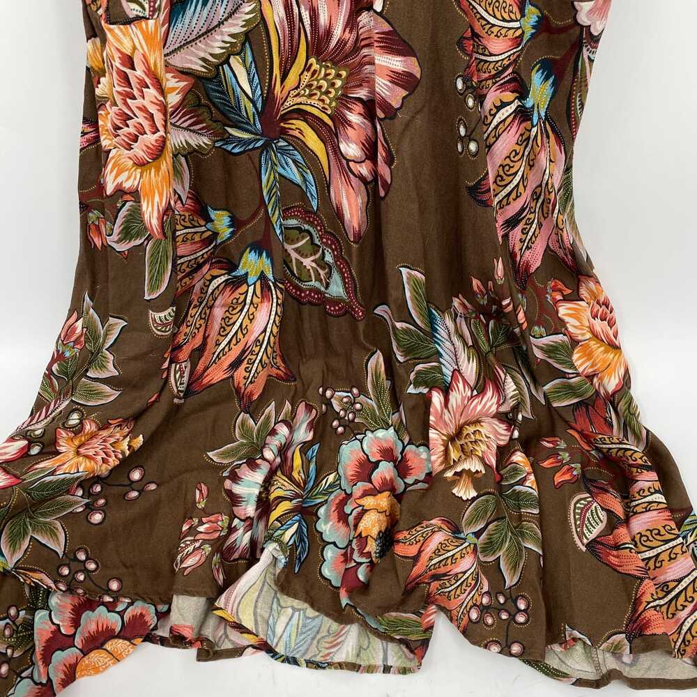FARM Rio Brown Pink Valentina Floral Maxi Dress | Women’s S - Picture 7 of 7